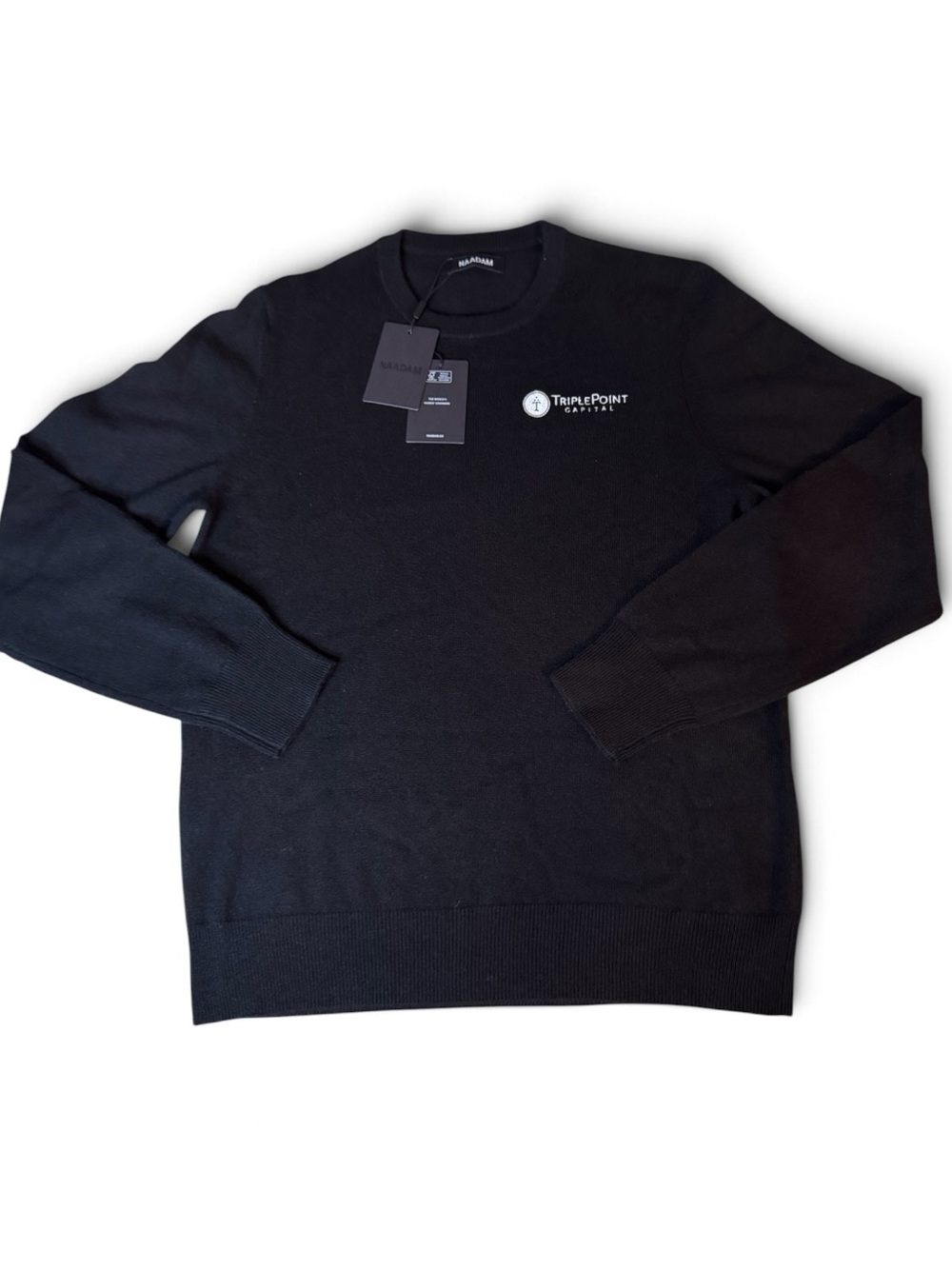 NWT NAADAM 100% Cashmere Crewneck M